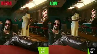 Cyberpunk 2077 - ULTRA vs. LOW Graphics