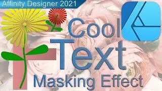 Text Masking Effect in Affinity Designer