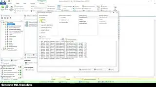 SQL Database Studio - Generate SQL from data