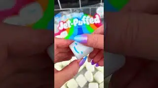 Jet-Puffed Marshmallow CANDY Lip Balm Satisfying Video ASMR! 