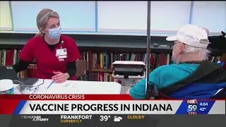 Vaccine progress in Indiana