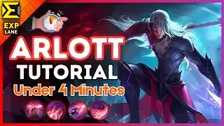 4-Minute Arlott Tutorial in EXP Lane || (MLBB S35) 2024