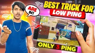 Best Trick For Low Ping😍Only 3 Ping In Garena Free Fire