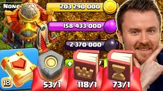 RATHAUS 16 MAXED mit MAGISCHEN ITEMS in Clash of Clans