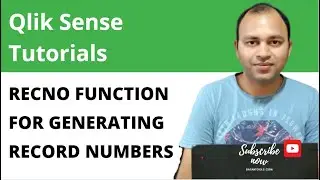 Qlik Sense RecNo Script Function to Generate Record Number
