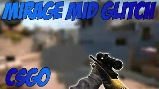 CSGO: Mirage One Way Smoke/Glitch in mid