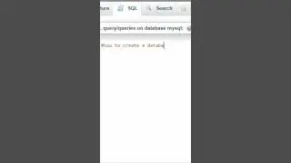 How to create Database in SQL video link in comments 