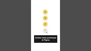 Create an action menu with smart animate in Figma