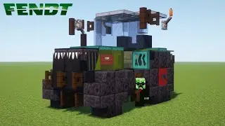 Minecraft Fendt 728 Vario Tractor Tutorial