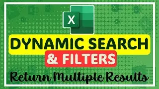 Filter Excel Data & Return Multiple Results as You Type in a Cell