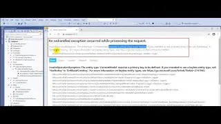 ✔ Solved InvalidOperationException: The entity type Data Model requires a primary key to be defined.