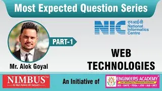 NIC/NIELIT Most Expected Question Series | Web Technologies | NIC Exam 2020