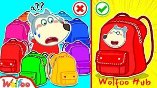 Wolfoo, Don't Pick the Wrong Backpack - Educational Videos for Kids | Wolfoo Hub