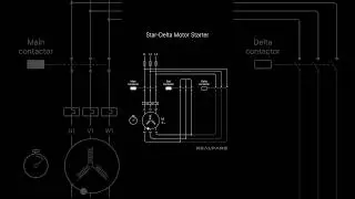 Star-Delta Motor Starter #shorts