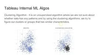 Clustering Algorithm in Tableau