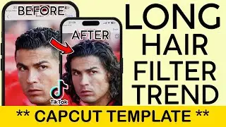 How to Create Long Hair Filter Video Trend on Tiktok | Long hair Filter | Faceapp Long Hair (2023)