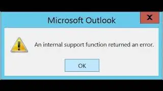 An Internal Support Function Returned An Error Outlook Calendar Issue