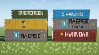 Minecraft Shipping Container Pack Tutorial