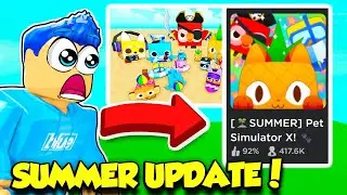 The New SUMMER UPDATE In Pet Simulator X IS MASSIVE!