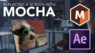 Basic screen tracking in After Effects with Mocha