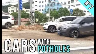 Cars Hitting MASSIVE Potholes (#7)