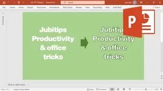 How to add colored text outlines in Powerpoint 2024?