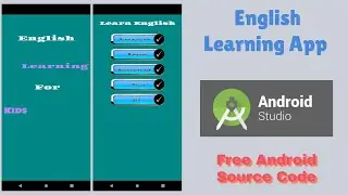 Android English Learning and Pronunciation App in android studio Project | Free Source Code