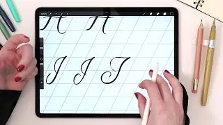 Procreate Uppercase Lettering Basics For Beginners