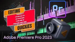 Adding a facecam to an existing timeline in Premiere Pro 2023