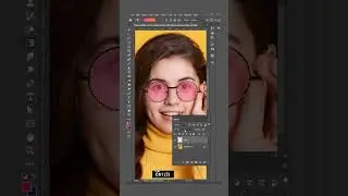 Normal Glass into turn on Sunglasses  | Adobe Photoshop 2023 #shorts