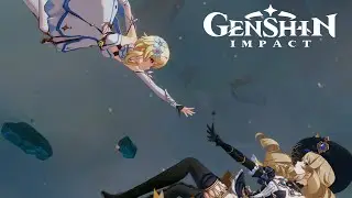 Navia Falls Cutscene Genshin Impact