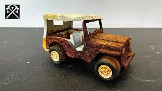 Tonka Jeep Complete Restoration with Creality Falcon2