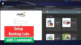 Setup Hacking Labs in Kali Linux with ONLY ONE command - DVWA & OWASP Juice Shop | EASIEST WAY!!