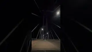 Penampakan Jembatan Mahkota 2 Samarinda saat malam hari