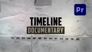 Timeline Documentary Promo For Premiere Pro