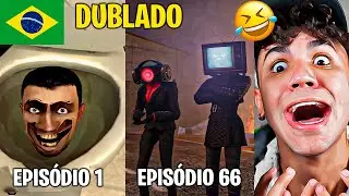Reagindo a SKIBIDI TOILET 1-66 DUBLADO  @DaFuqBoom  (TODOS OS EPISÓDIOS)