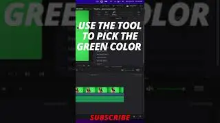 Green Screen in DaVinci Resolve #shorts