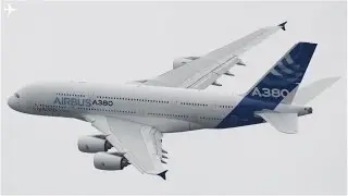 IMPRESSIVE Airbus A380 Display- Farnborough Airshow 2016