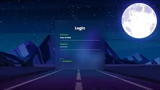Glassmorphism Login Form Using HTML & CSS