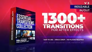 Ultimate Transitions Pack | 1300+ Essential Modern Transitions v3 [ In/Out, Resizable ]