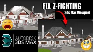 3ds Max Quick Tip - Fix Z Fighting in the Viewport