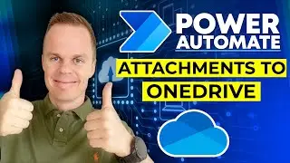 Microsoft Power Automate - How to save Outlook attachments to Dropbox or OneDrive - Full Tutorial