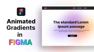 How to create animated mesh gradient in figma 2023 | Animated gradient