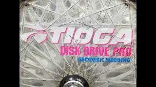 Tioga disk drive lacing your wheel with Kevlar and Buckminster Fuller