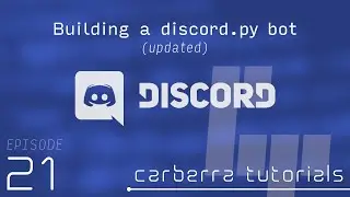 Muting and unmuting members - Building a discord.py bot - Part 21