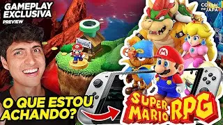 Primeira Gameplay Exclusiva de Super Mario RPG Remake no Nintendo Switch | Preview