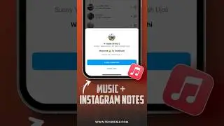 How to Add Music On Your Instagram Notes #shorts #instagram
