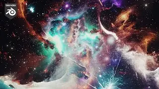 Create an Epic Galaxy in Blender with Midjourney