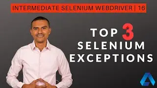 Selenium exception handling Java | Top 3 exceptions