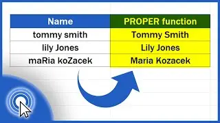 How to Capitalize First Letters in Excel (PROPER Function)